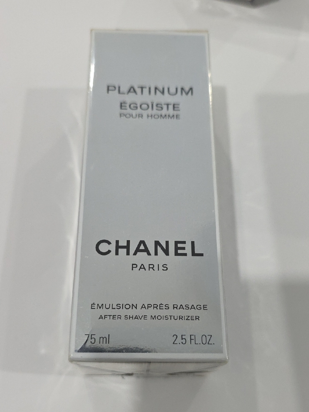 CHANEL Platinum Égoïste After Shave Moisturizer - Silver